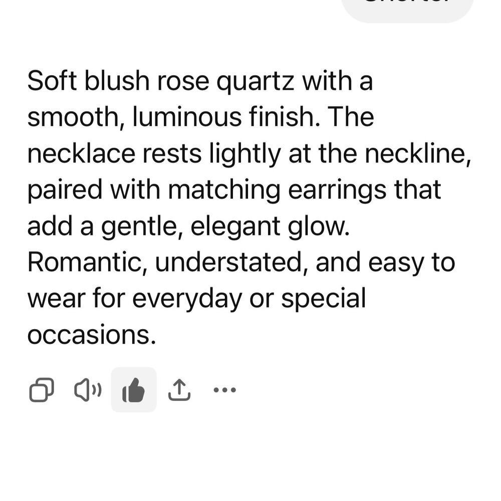 Rose Quarts 1 1/4 " Teardrop Cabochon Copper Bezel wrap 20" - Picture 4 of 4